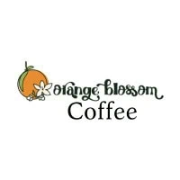 Orange Blossom Coffee logo with orange and flower