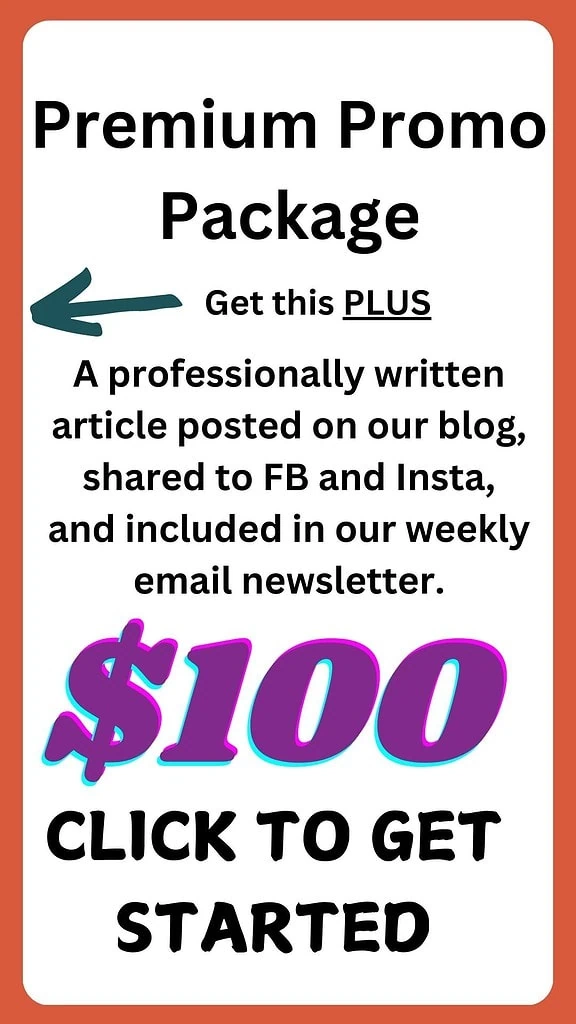 Premium promo package for $100 with article.